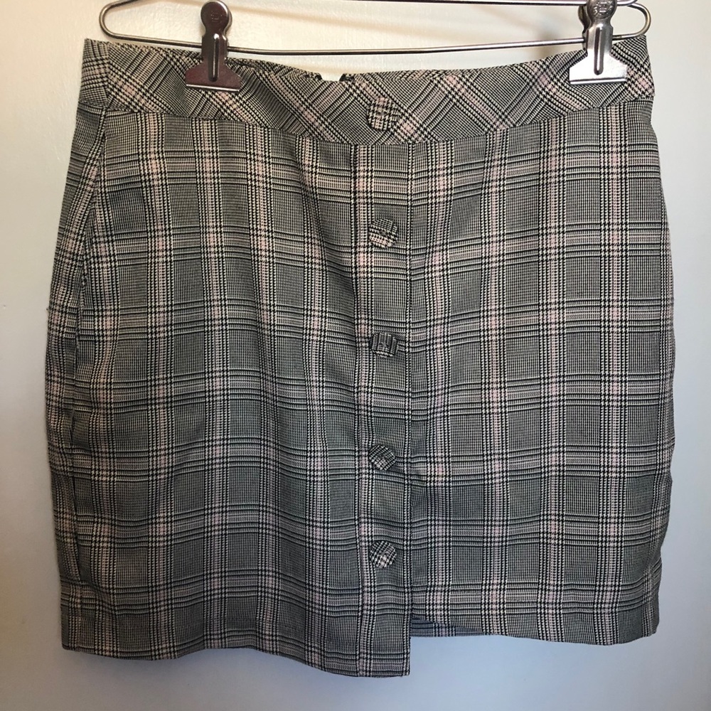 Plaid Mini Skirt
